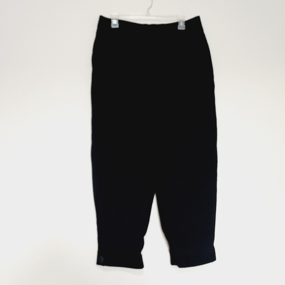 Zara Cuffed Ankle Barrel Pants Sz- Large - Picture 9 of 12